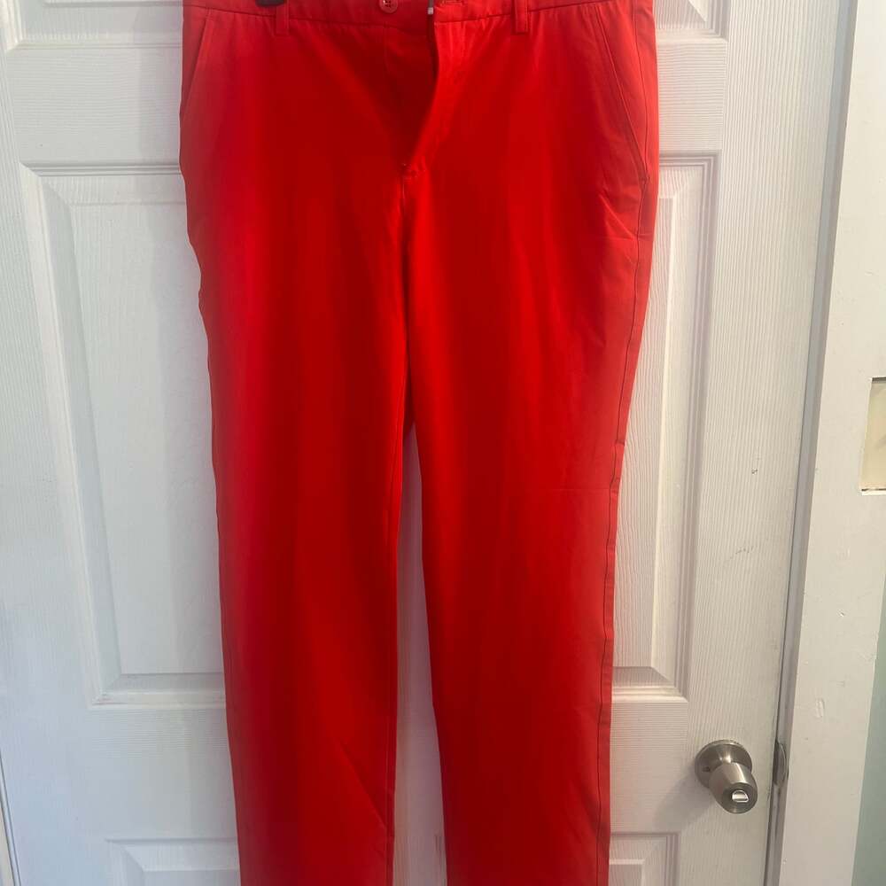 Hreski Red Golf Performance Flex Waist Stretch Pants Men’s 32 X 32